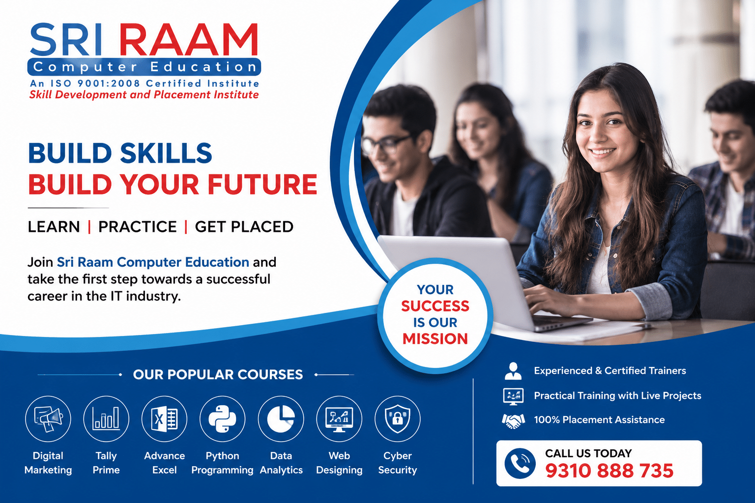 Computer Courses with Placement in Laxmi Nagar at SRC Education