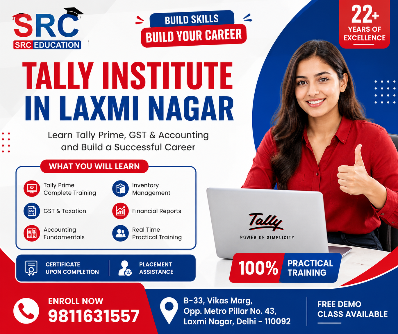 Tally Institute in Laxmi Nagar – SRC Education computer courses